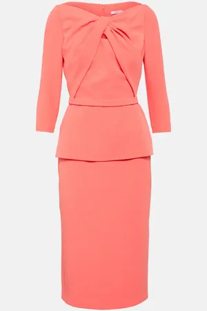 Safiyaa Rildanna crÃªpe midi dress