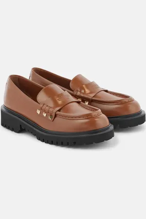VALENTINO GARAVANI Rockstud leather loafers