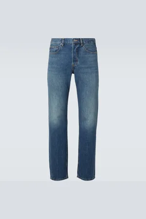 Frame The Straight mid-rise straight jeans
