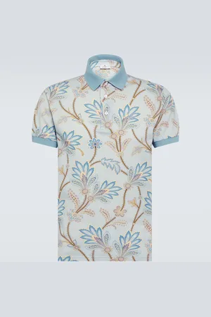 Etro Printed cotton piquÃ© polo shirt