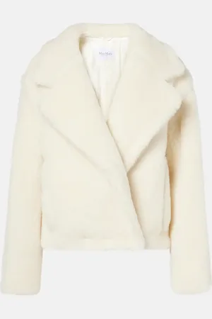 Max Mara Oggeri alpaca, wool, and silk teddy coat