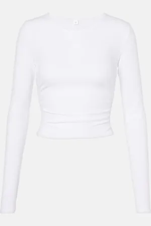 alo Gathered top