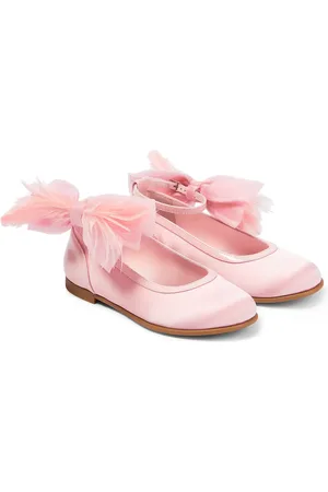 Christian Louboutin Anemonina embellished satin ballet flats