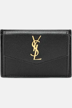 Saint Laurent Uptown leather card case