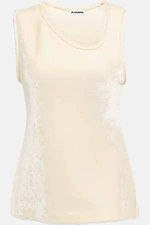 Jil Sander Velvet tank top