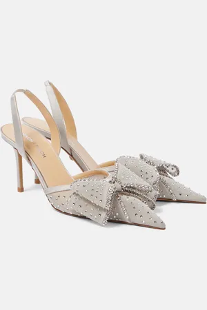 Mach & Mach Le Cadeau 85 embellished slingback pumps