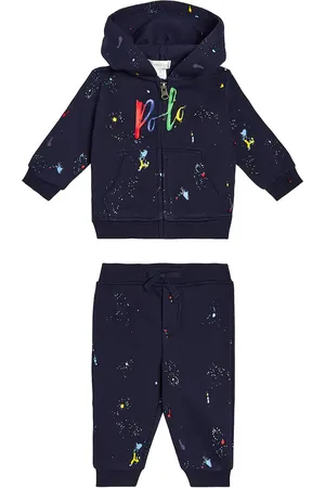 Ralph Lauren Baby cotton-blend hoodie and sweatpants set