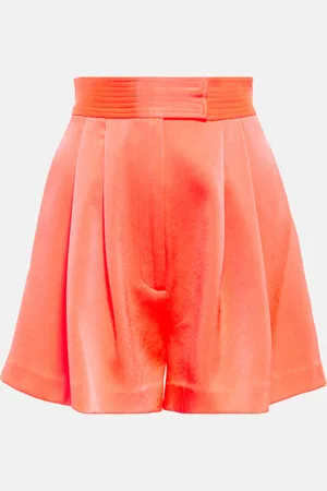 ALEX PERRY Porter crÃªpe satin shorts
