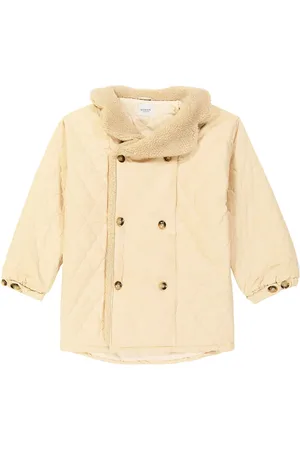 Donsje Luna quilted faux shearling-trimmed coat