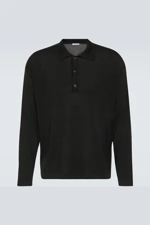 The Row Djon wool polo sweater