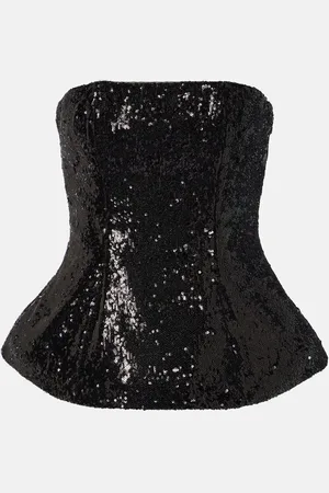 GIUSEPPE DI MORABITO Sequined bustier top