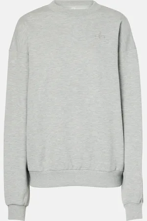 alo Accolade cotton-blend fleece sweatshirt