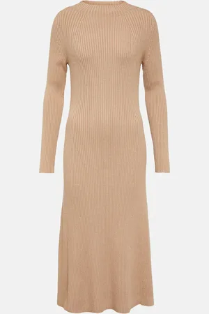 Joseph Knitted silk-blend midi dress