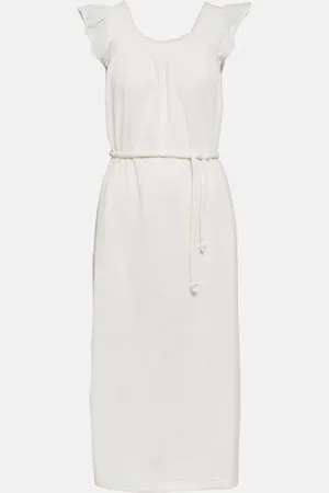 Velvet Justine cotton gauze midi dress