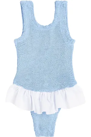 Hunza G Baby Denise ruffled swimsuit