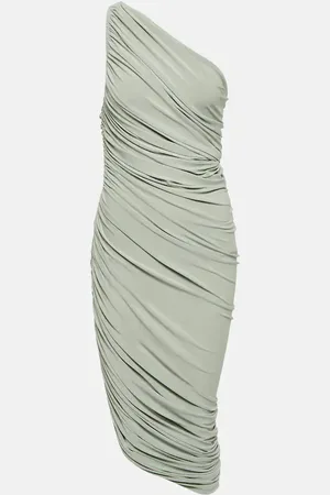 Norma Kamali Diana one-shoulder minidress
