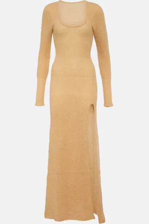 Jacquemus La Robe Dao mohair-blend maxi dress