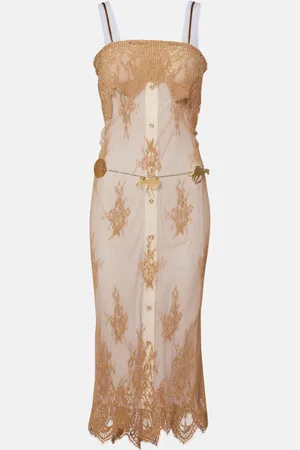 JACQUES WEI Sheer slip dress