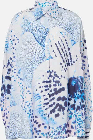 DRIES VAN NOTEN Printed cotton shirt