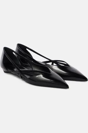 Prada Leather ballet flats