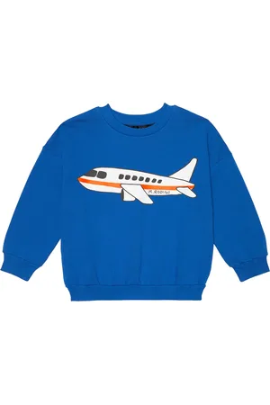 Mini Rodini Airplane cotton jersey sweatshirt