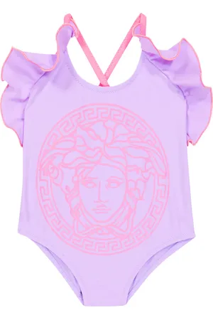 VERSACE Baby Medusa ruffle-trimmed swimsuit