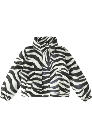 Molo Hansine zebra-print puffer jacket