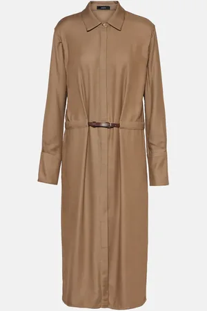 Joseph Daval twill midi dress