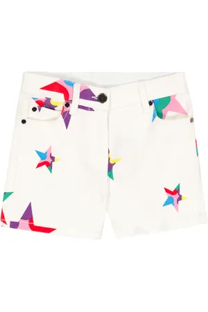 Stella McCartney Printed denim shorts