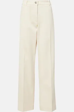 Moncler Cotton gabardine straight pants