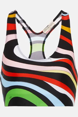 Puccini Printed cropped tank top