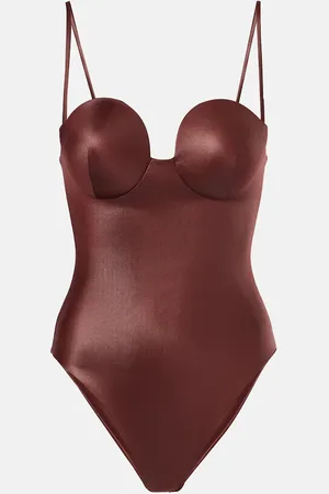 MAGDA BUTRYM Retro bustier swimsuit