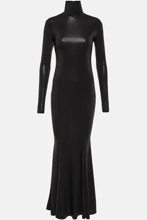 Norma Kamali LamÃ© maxi dress