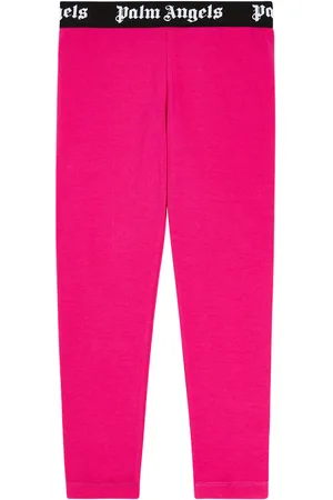 Palm Angels Logo cotton-blend jersey leggings