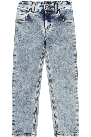 VERSACE Mid-rise straight jeans