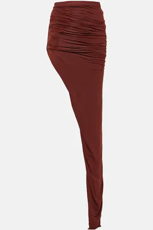 Rick Owens Gathered maxi skirt