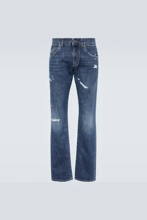 Dolce & Gabbana Distressed straight jeans