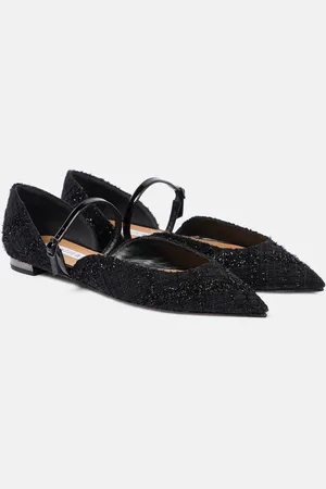 Aquazzura Bellezza bouclÃ© Mary Jane flats