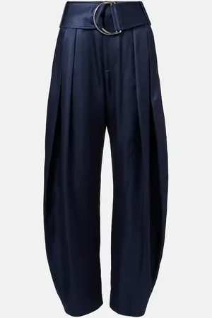 J.W.Anderson Belted high-rise barrel-leg pants
