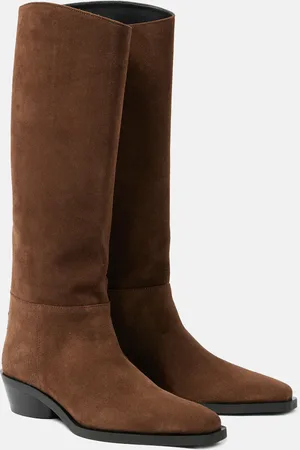 Proenza Schouler Bronco suede knee-high boots