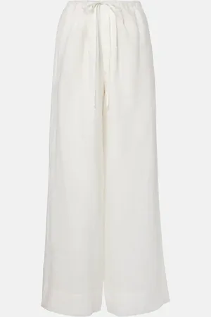 SIR Rosalia mid-rise ramie wide-leg pants