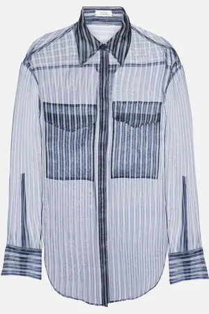 Dorothee Schumacher Striped silk organza blouse