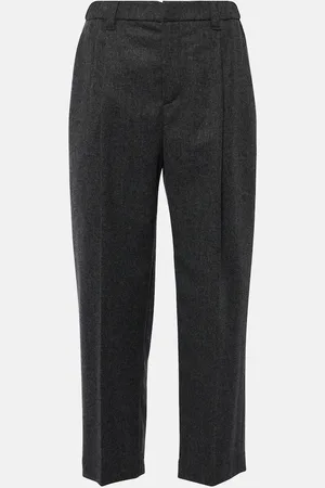 Brunello Cucinelli Wool and cashmere straight pants