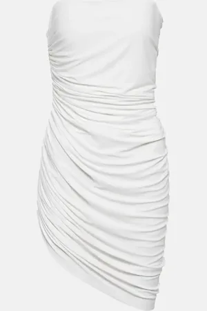 Norma Kamali Diana asymmetric minidress