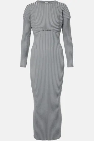 Loewe Ribbed-knit maxi dress