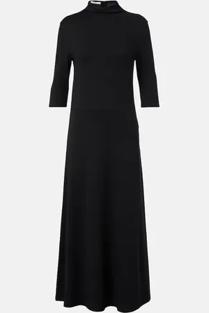 Vince Knitted jersey midi dress