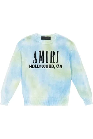AMIRI Logo tie-dye wool sweater