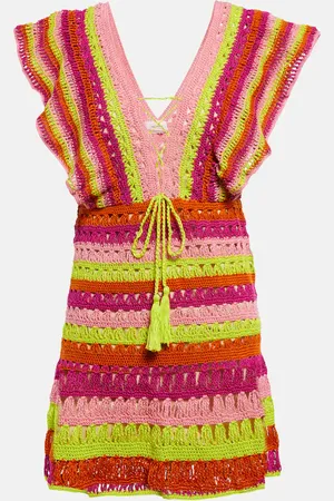 ANNA KOSTUROVA Melissa crochet minidress