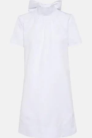 Staud Ilana cotton-blend minidress