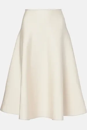 The Row Harley knitted midi skirt